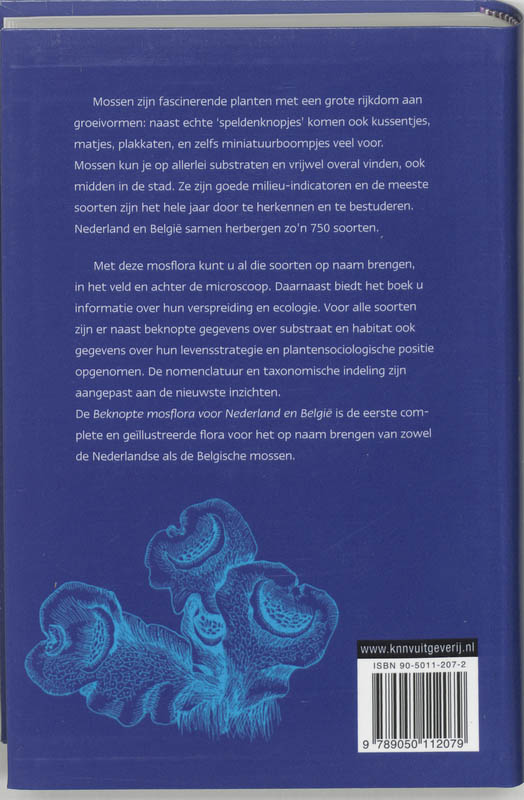 Achterkant van Beknopte mosflora van Nederland en Belgie