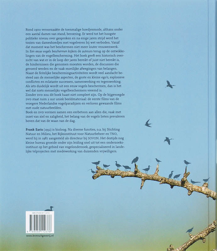 Achterkant van Een eeuw vogels beschermen