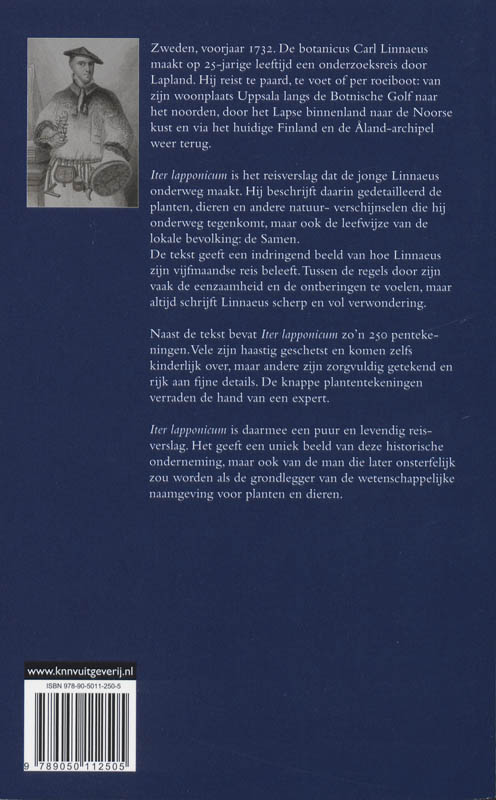 Achterkant van Reis door Lapland 1732