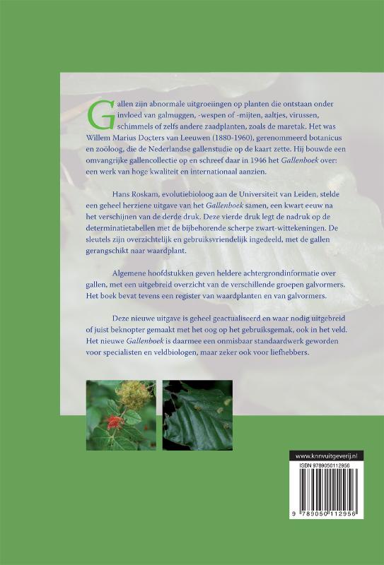 Achterkant van Gallenboek