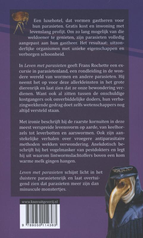 Achterkant van Leven met parasieten