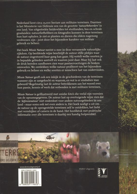 Achterkant van Missie natuur