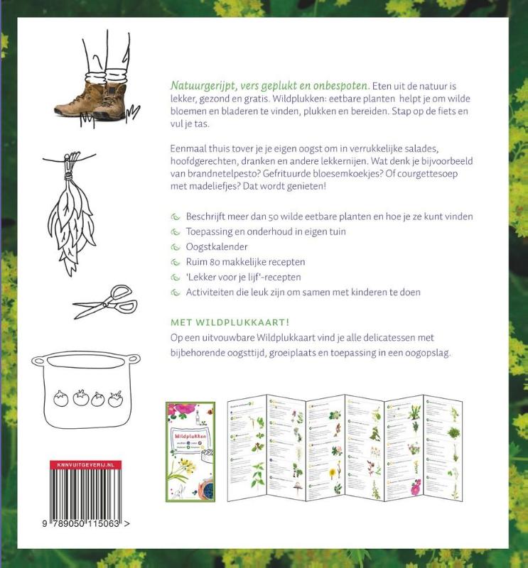 Achterkant van Wildplukken: Eetbare planten