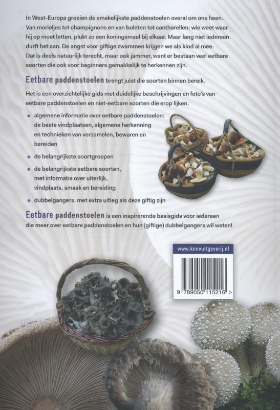 Achterkant van Eetbare paddenstoelen