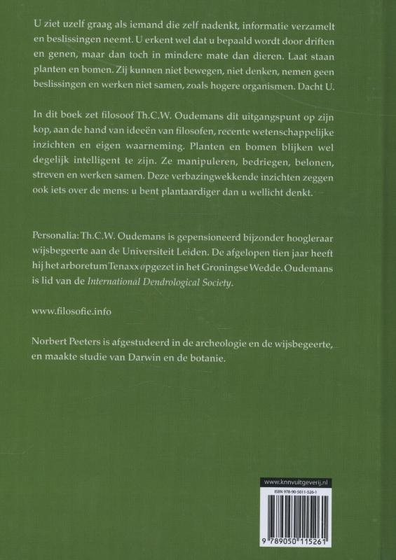Achterkant van Plantaardig