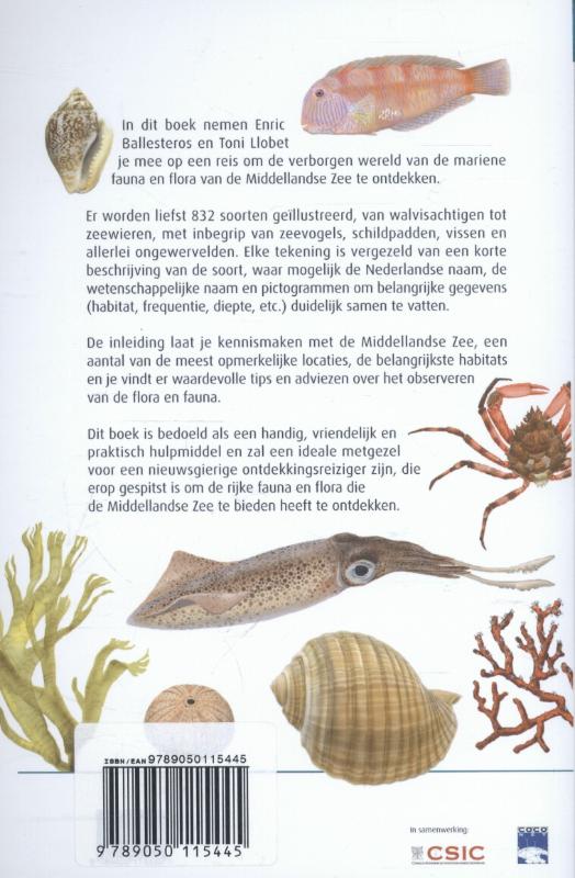 Achterkant van Natuurgids Middellandse Zee