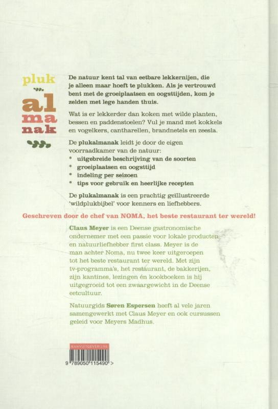 Achterkant van Plukalmanak