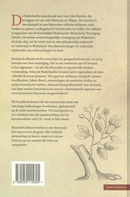Achterkant van Botanische meesterwerken