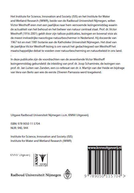 Achterkant van Is er nog hoop voor de natuur?