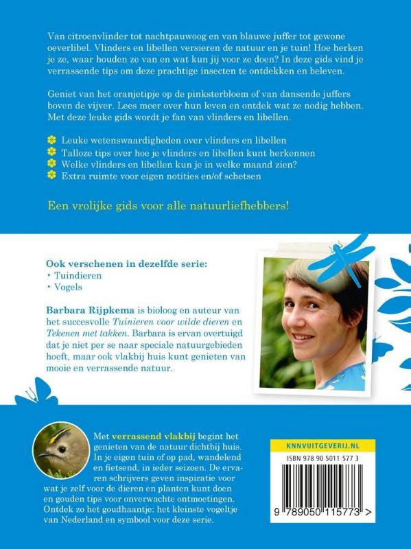 Achterkant van Vlinders en libellen
