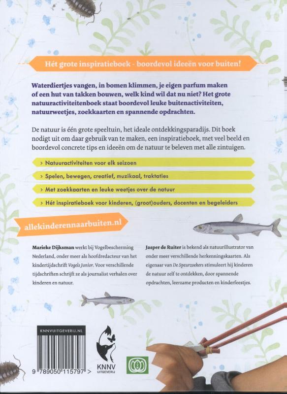 Achterkant van Alle kinderen naar buiten!