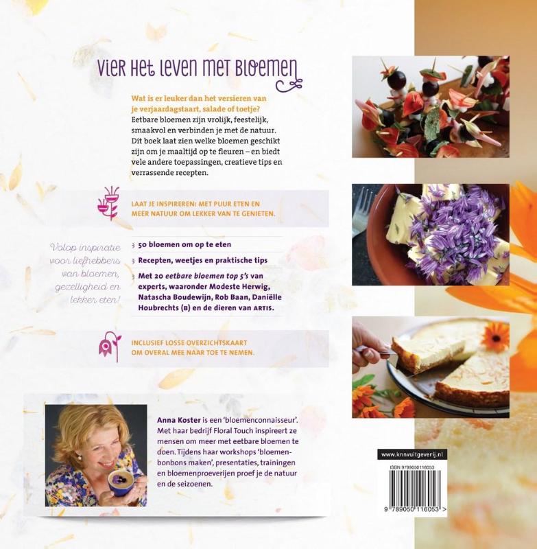 Achterkant van Bloemen met smaak