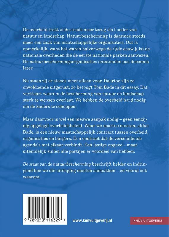 Achterkant van De staat van de natuurbescherming