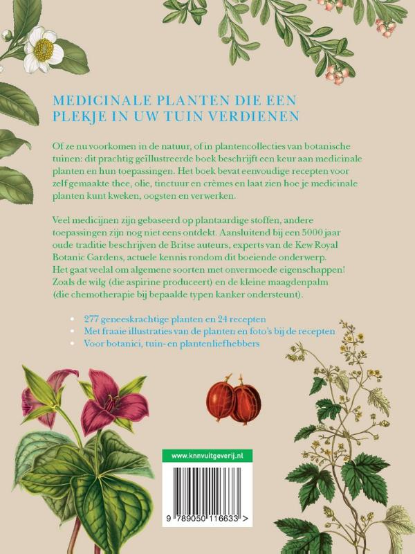 Achterkant van Botanisch Handboek Medicinale Planten
