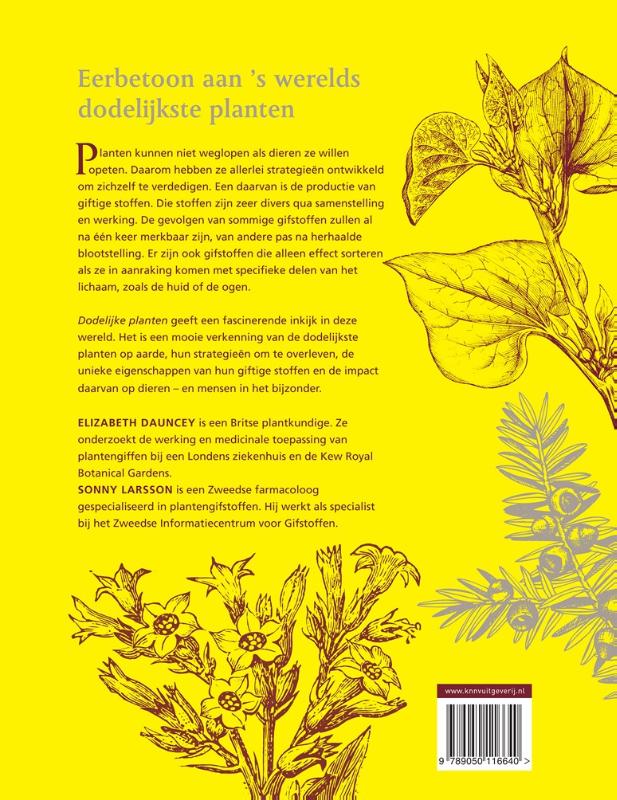 Achterkant van Dodelijke planten