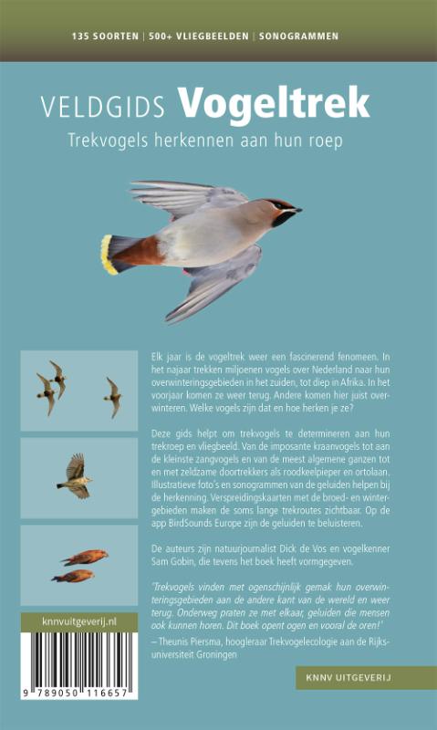 Achterkant van Veldgids Vogeltrek