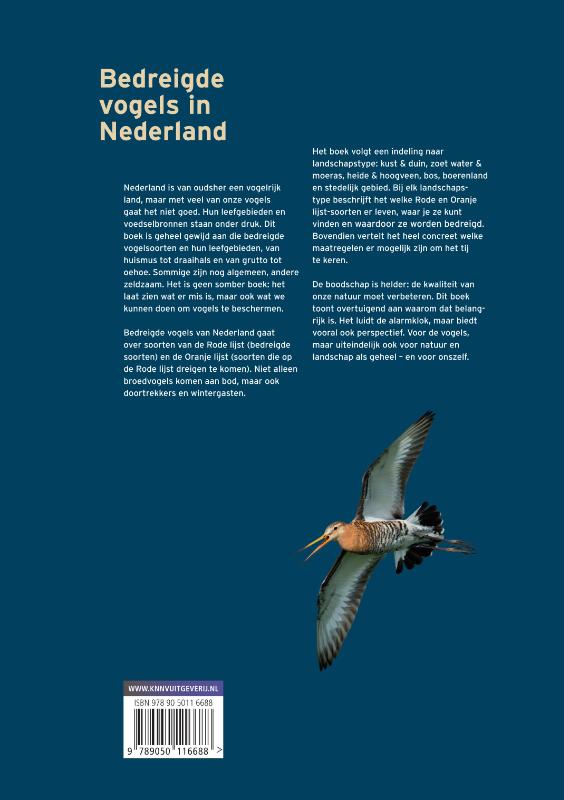 Achterkant van Bedreigde vogels in Nederland