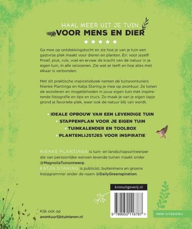 Achterkant van Avontuurlijk tuinieren