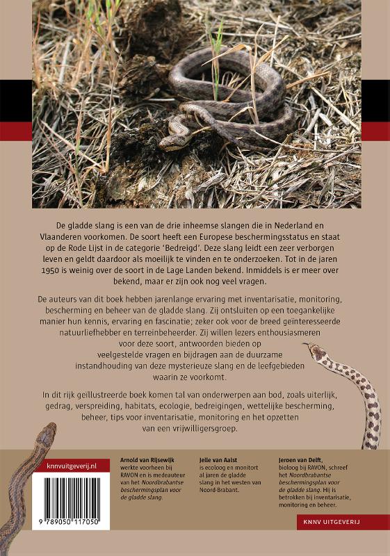 Achterkant van De gladde slang