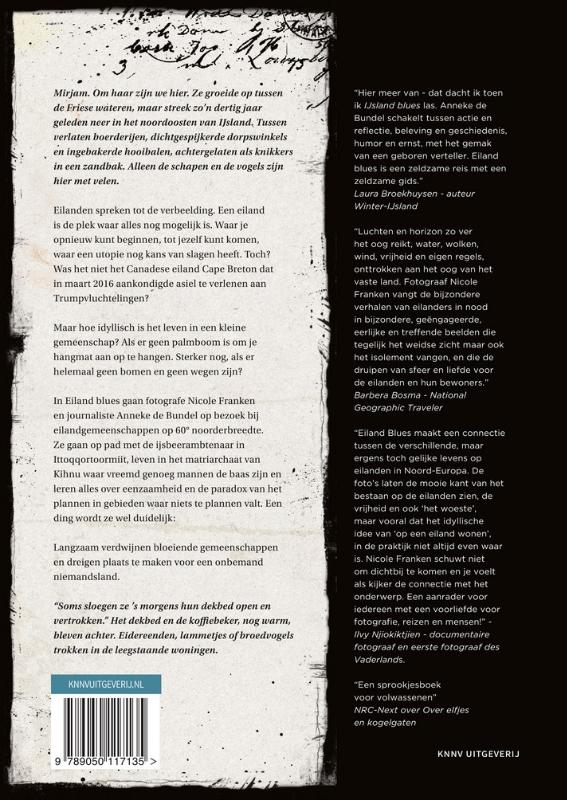 Achterkant van Eiland blues