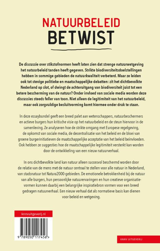 Achterkant van Natuurbeleid betwist