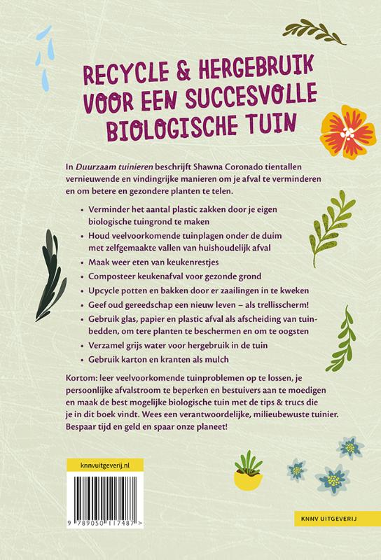 Achterkant van Duurzaam tuinieren