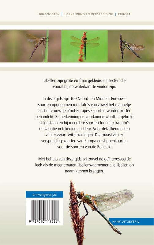 Achterkant van Veldgids libellen