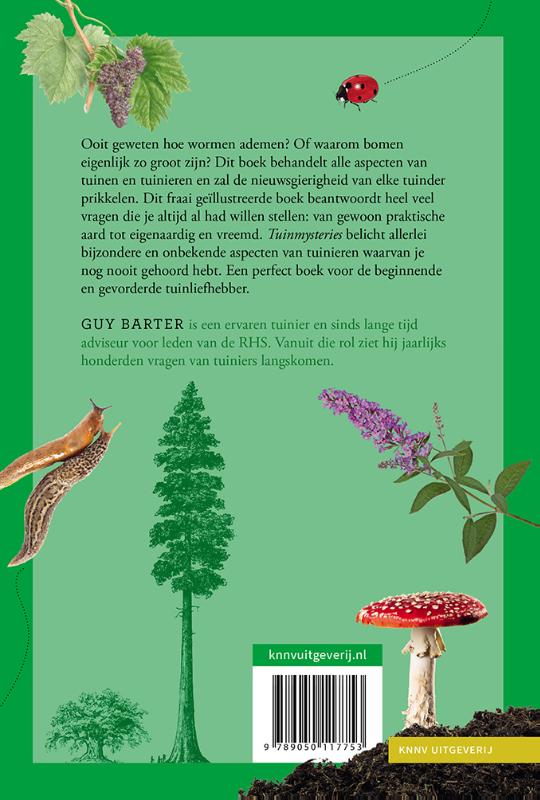 Achterkant van Tuinmysteries
