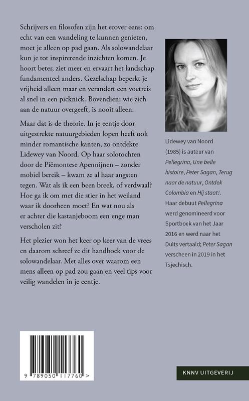 Achterkant van Alleen op avontuur
