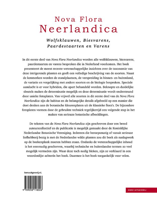 Achterkant van Nova Flora Neerlandica