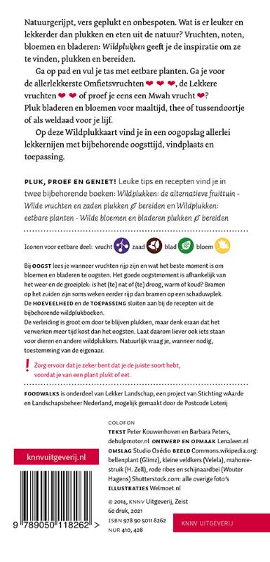 Achterkant van Minigids Wildplukken