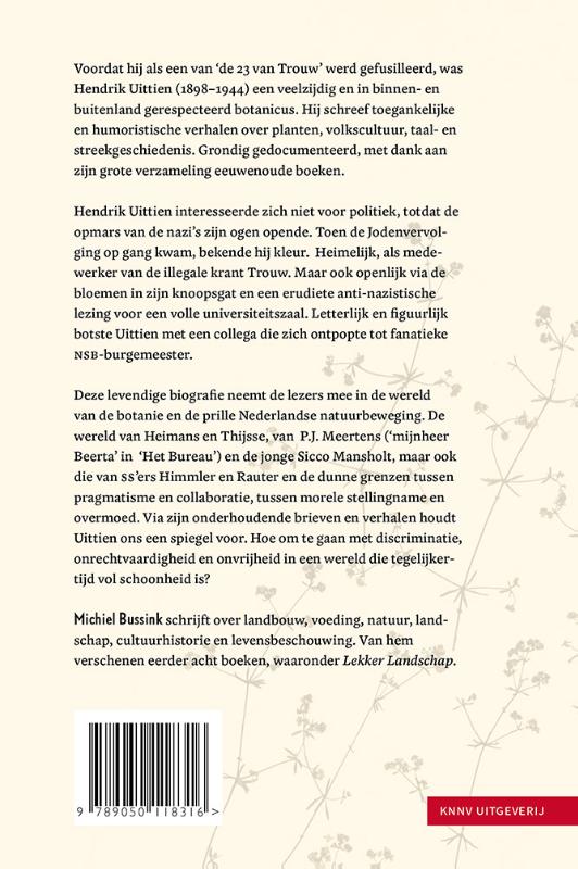 Achterkant van Botanicus in oorlogstijd