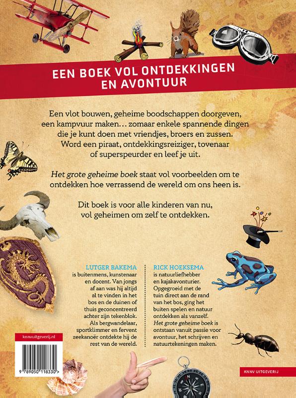 Achterkant van Het grote geheime boek