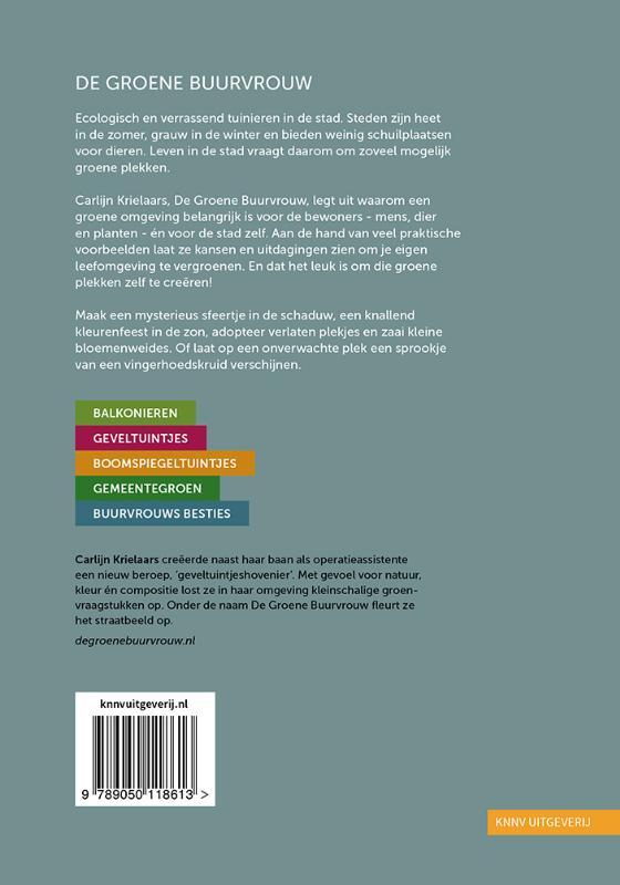 Achterkant van De groene buurvrouw