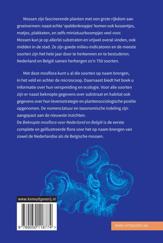 Achterkant van Beknopte mosflora van Nederland en België