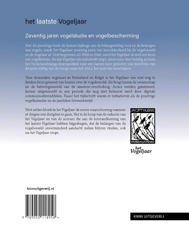 Achterkant van Het laatste Vogeljaar