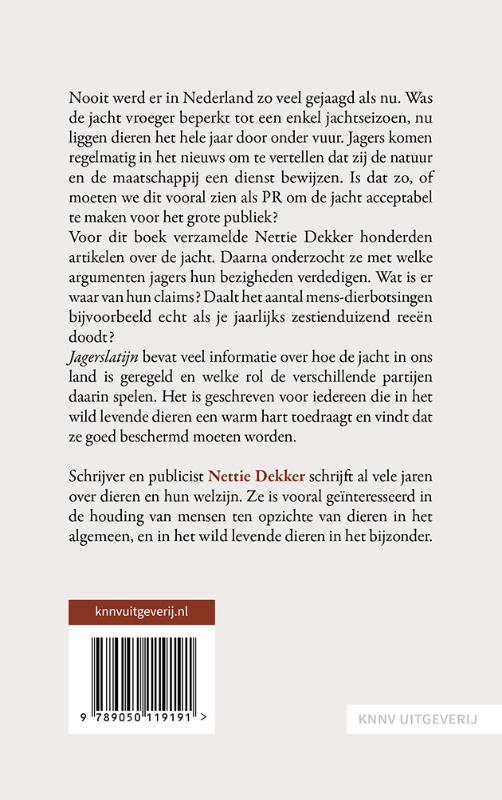 Achterkant van Jagerslatijn