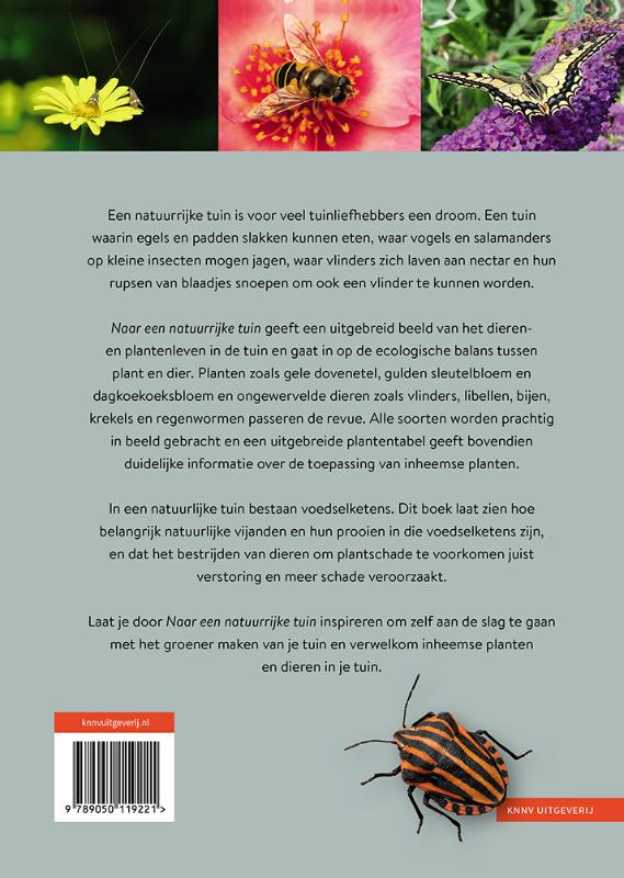 Achterkant van Naar een natuurrijke tuin