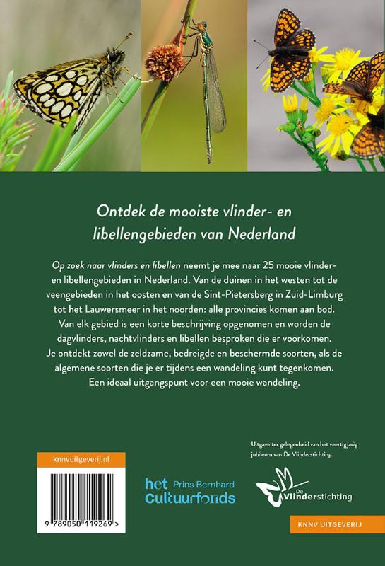 Achterkant van Op zoek naar vlinders en libellen