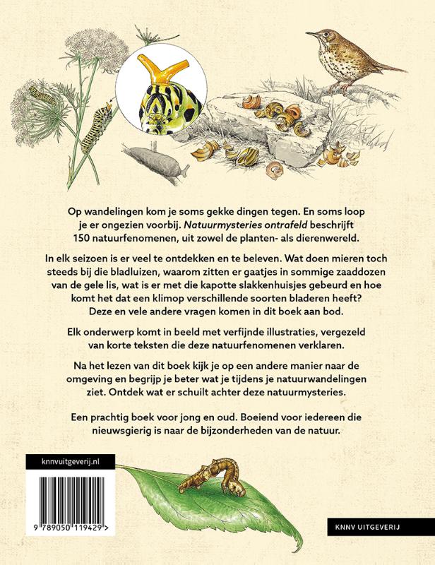 Achterkant van Natuurmysteries ontrafeld