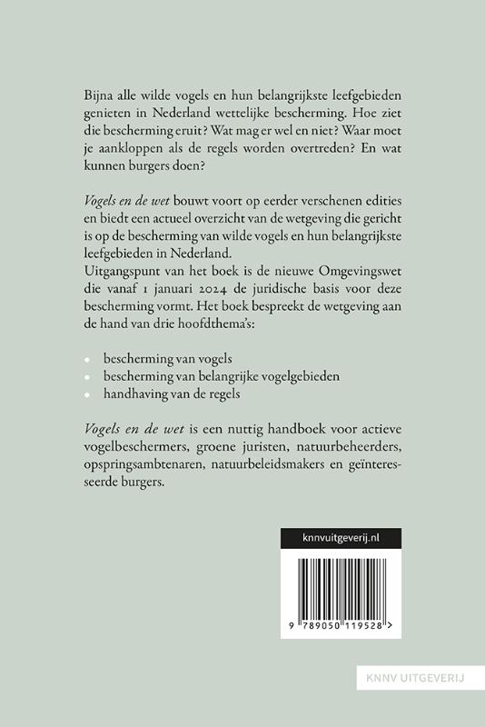 Achterkant van Vogels en de wet