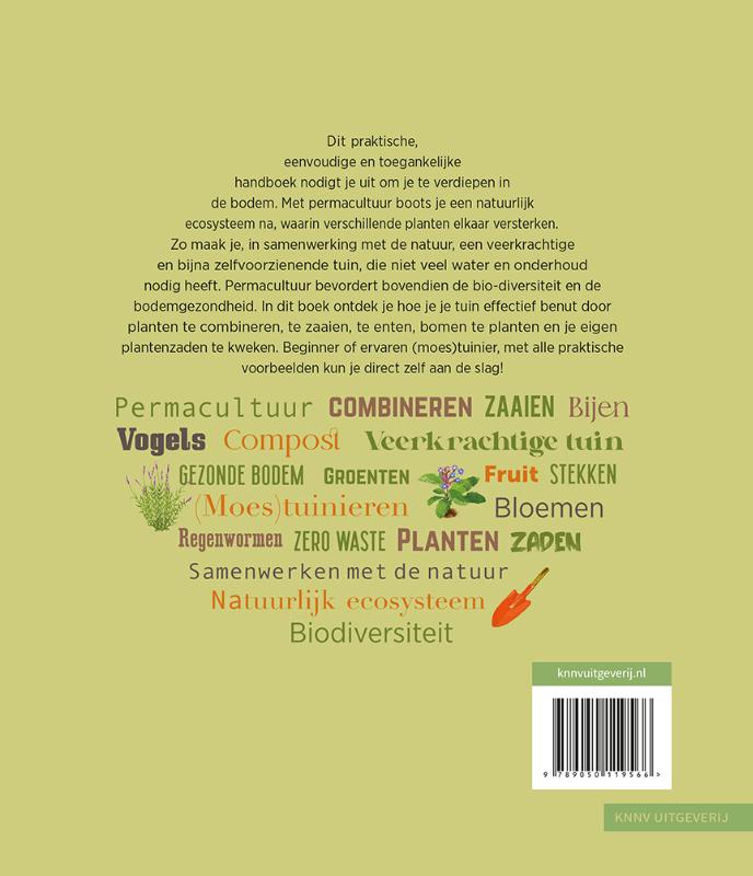 Achterkant van Handboek Permacultuur