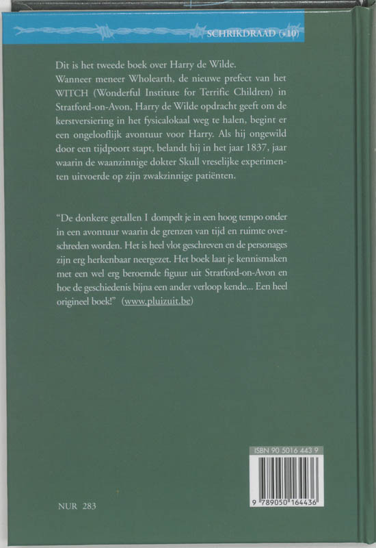 Achterkant van II Gevangen in de tijd