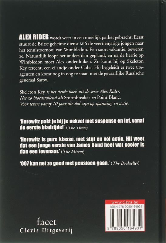 Achterkant van Skeleton Key