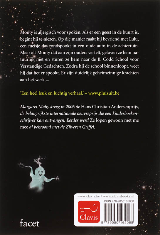 Achterkant van De geestige spookschool