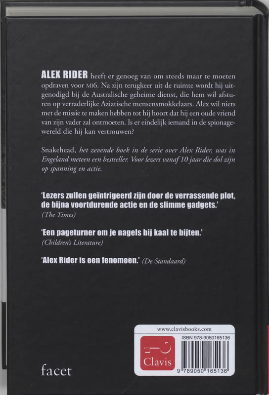 Achterkant van Snakehead