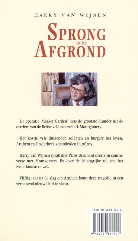 Achterkant van Sprong in de afgrond