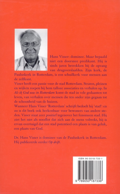 Achterkant van Als ik God was in Rotterdam