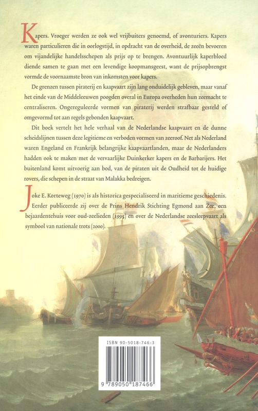 Achterkant van Kaperbloed en koopmansgeest