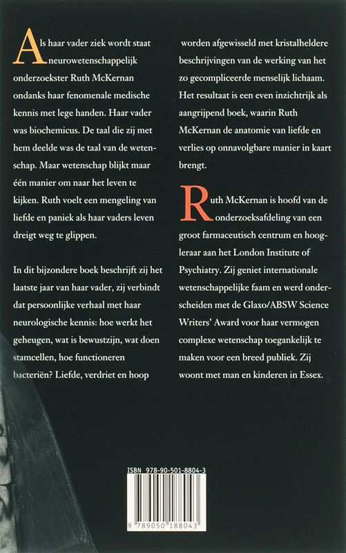 Achterkant van De dood van mijn vader